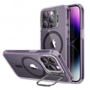 Husa telefon iPhone 14 Pro Max - ESR Classic Kickstand HaloLock - Clear Purple