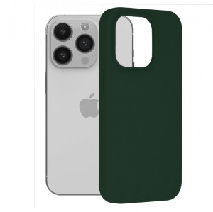 Husa telefon iPhone 14 Pro - Techsuit Soft Edge Silicone - Dark Green