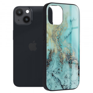 Husa telefon iPhone 14 - Techsuit Glaze Series - Blue Ocean