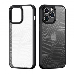 Husa telefon iPhone 15 Pro Max - Dux Ducis Aimo Series - Black - Img 2
