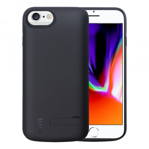 Husa telefon iPhone 6 / 6s / 7 / 8 / SE 2020 / SE 2022 cu Baterie de 5500mAh - Techsuit Power Pro - Black - Img 1