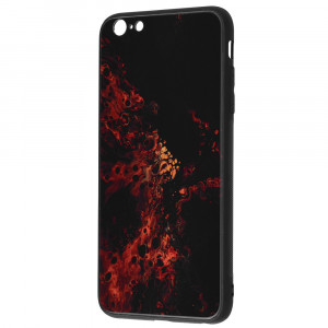 Husa telefon iPhone 6 Plus / 6s Plus - Techsuit Glaze Series - Red Nebula - Img 4