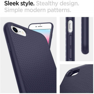 Husa telefon iPhone 7 / 8 / SE 2, SE 2020 / SE 3, SE 2022 - Spigen Liquid Air - Midnight Blue - Img 2