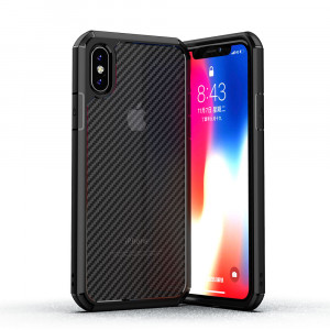 Husa telefon iPhone XS Max - Techsuit Carbon Fuse - Black - Img 2