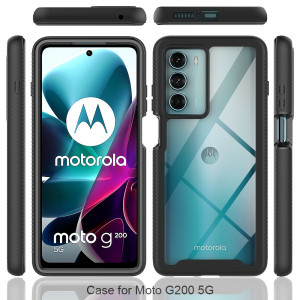 Husa telefon Motorola Moto G200 5G / Edge S30 5G + Folie - Techsuit Defense360 Pro - Black - Img 2