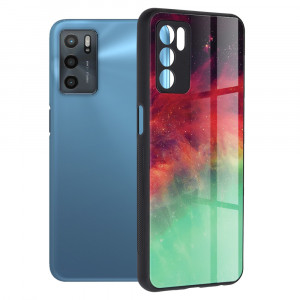 Husa telefon Oppo A16 / A16s / A54s - Techsuit Glaze Series - Fiery Ocean - Img 1
