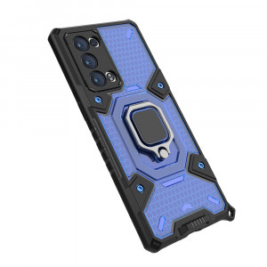 Husa telefon Oppo Reno6 Pro 5G (Snapdragon) - Techsuit Honeycomb Armor - Blue - Img 4