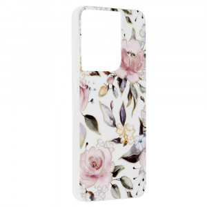 Husa telefon Oppo Reno8 - Techsuit Marble Series - Chloe White - Img 2