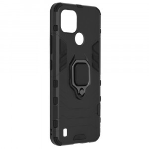 Husa telefon Realme C21 - Techsuit Silicone Shield - Black - Img 4