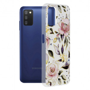 Husa telefon Samsung Galaxy A03s - Techsuit Marble Series - Chloe White