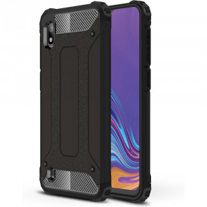 Husa telefon Samsung Galaxy A10 - Techsuit Hybrid Armor - Black - Img 1