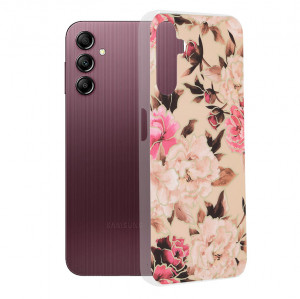 Husa telefon Samsung Galaxy A14 4G / A14 5G - Techsuit Marble Series - Mary Berry Nude - Img 1