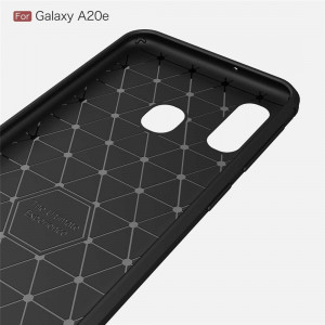 Husa telefon Samsung Galaxy A20e - Techsuit Carbon Silicone - Black - Img 2