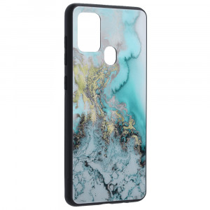 Husa telefon Samsung Galaxy A21s - Techsuit Glaze Series - Blue Ocean - Img 2