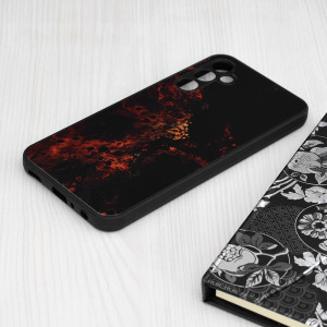 Husa telefon Samsung Galaxy A24 - Techsuit Glaze Series - Red Nebula - Img 3