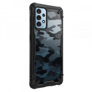 Husa telefon Samsung Galaxy A52 4G / A52 5G / A52s 5G - Ringke Fusion X Design - Camo Black - Img 2