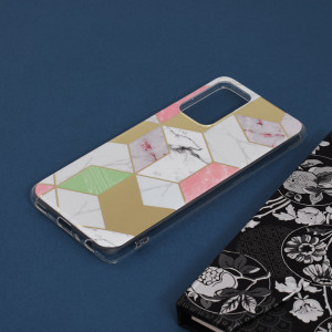 Husa telefon Samsung Galaxy A52 4G / A52 5G / A52s 5G - Techsuit Marble Series - Purple Hex - Img 4
