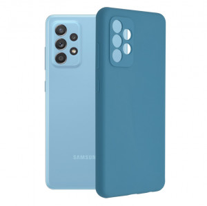 Husa telefon Samsung Galaxy A52 4G / A52 5G / A52s 5G - Techsuit Soft Edge Silicone - Denim Blue