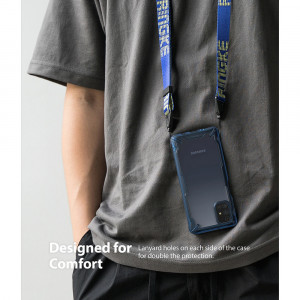 Husa telefon Samsung Galaxy M31s - Ringke Fusion X Design - Space Blue - Img 3