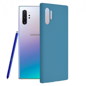 Husa telefon Samsung Galaxy Note 10 Plus 4G / Note 10 Plus 5G - Techsuit Soft Edge Silicone - Denim Blue