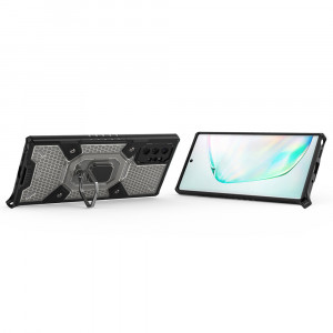 Husa telefon Samsung Galaxy Note 10 Plus - Techsuit Honeycomb Armor - Black - Img 2