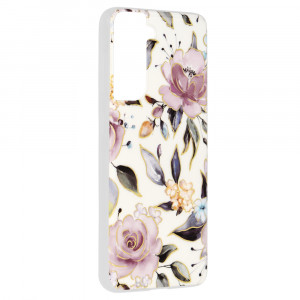Husa telefon Samsung Galaxy S21 5G - Techsuit Marble Series - Chloe White - Img 2