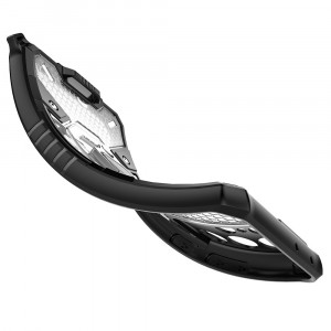 Husa telefon Samsung Galaxy S21 Ultra 5G - Techsuit Honeycomb Armor - Black - Img 4
