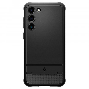 Husa telefon Samsung Galaxy S23 - Spigen Rugged Armor - Black - Img 3