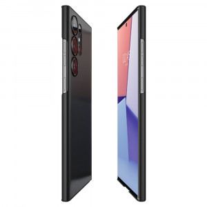 Husa telefon Samsung Galaxy S23 Ultra - Spigen Air Skin - Black - Img 3