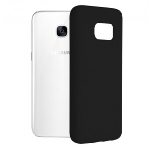 Husa telefon Samsung Galaxy S7 Edge - Techsuit Soft Edge Silicone - Black - Img 1