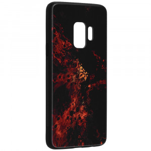 Husa telefon Samsung Galaxy S9 - Techsuit Glaze Series - Red Nebula - Img 2