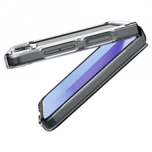 Husa telefon Samsung Galaxy Z Flip5 - Spigen Air Skin - Crystal Clear - Img 4