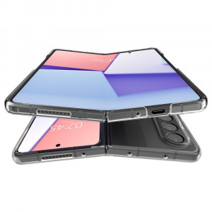 Husa telefon Samsung Galaxy Z Fold4 - Spigen Air Skin - Crystal Clear - Img 3
