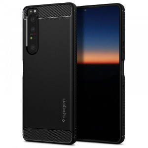 Husa telefon Sony Xperia 1 III - Spigen Rugged Armor - Black
