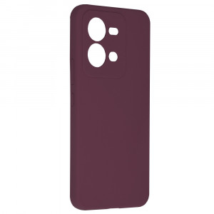 Husa telefon Vivo X80 Lite - Techsuit Soft Edge Silicone - Plum Violet - Img 4
