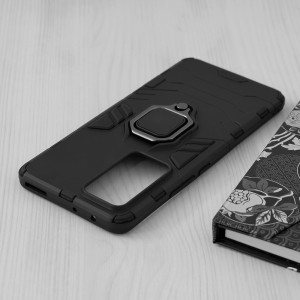 Husa telefon Xiaomi 12 Pro - Techsuit Silicone Shield - Black - Img 3