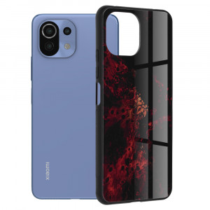 Husa telefon Xiaomi Mi 11 Lite / Mi 11 Lite 5G / 11 Lite 5G NE - Techsuit Glaze Series - Red Nebula - Img 1