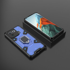 Husa telefon Xiaomi Mi 11 Pro - Techsuit Honeycomb Armor - Blue - Img 4