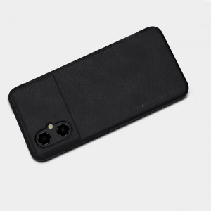 Husa telefon Xiaomi Poco M4 5G - Nillkin QIN Leather Case - Black - Img 4