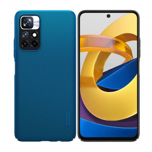 Husa telefon Xiaomi Poco M4 Pro 5G - Nillkin Super Frosted Shield - Blue - Img 1