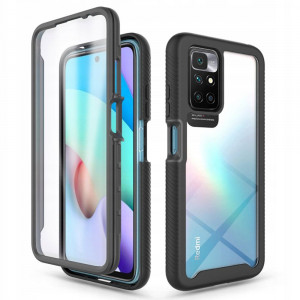 Husa telefon Xiaomi Redmi 10 / Redmi 10 2022 + Folie - Techsuit Defense360 Pro - Black - Img 1