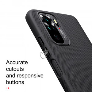 Husa telefon Xiaomi Redmi Note 10 / Note 10S / Poco M5S - Nillkin Super Frosted Shield - Black - Img 2