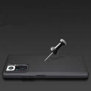 Husa telefon Xiaomi Redmi Note 10 Pro / Note 10 Pro Max - Nillkin Super Frosted Shield - Black - Img 3