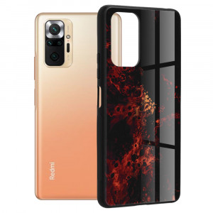 Husa telefon Xiaomi Redmi Note 10 Pro / Note 10 Pro Max - Techsuit Glaze Series - Red Nebula - Img 1