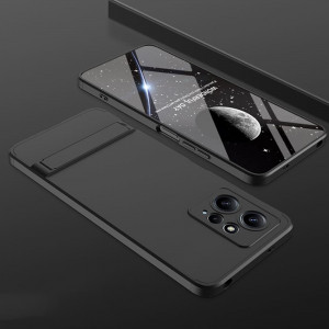Husa telefon Xiaomi Redmi Note 12 4G + Folie - GKK 360 - Black - Img 2