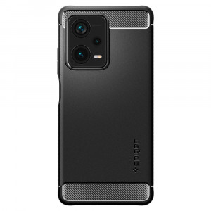 Husa telefon Xiaomi Redmi Note 12 Pro+ - Spigen Rugged Armor - Black - Img 2