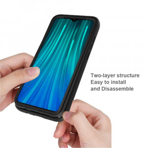 Husa telefon Xiaomi Redmi Note 8 Pro + Folie - Techsuit Defense360 Pro - Black - Img 4