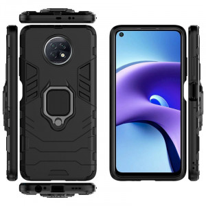 Husa telefon Xiaomi Redmi Note 9T 5G - Techsuit Silicone Shield - Black - Img 4