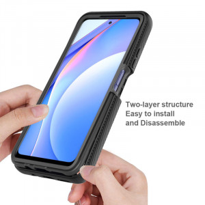 Husa telefon Xiaomi Redmi Note 9T + Folie - Techsuit Defense360 Pro - Black - Img 4
