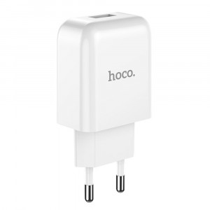 Incarcator USB-A, 10W, 2.1A - Hoco (N2 Vigour) - White - Img 3